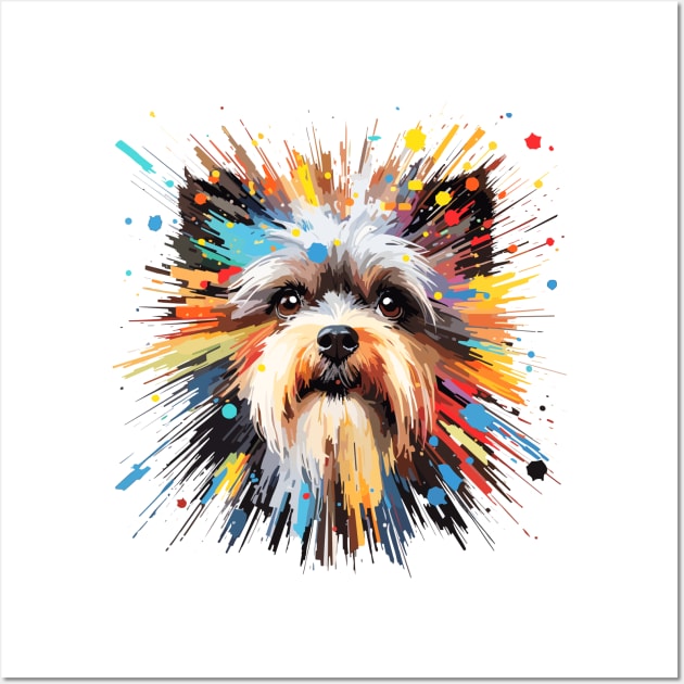 Yorkshire Terrier Dog Pet World Animal Lover Furry Friend Abstract Wall Art by Cubebox